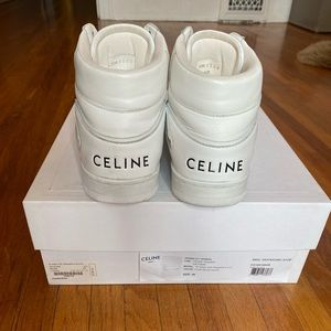 Celine classic white high top sneakers 40, size 10